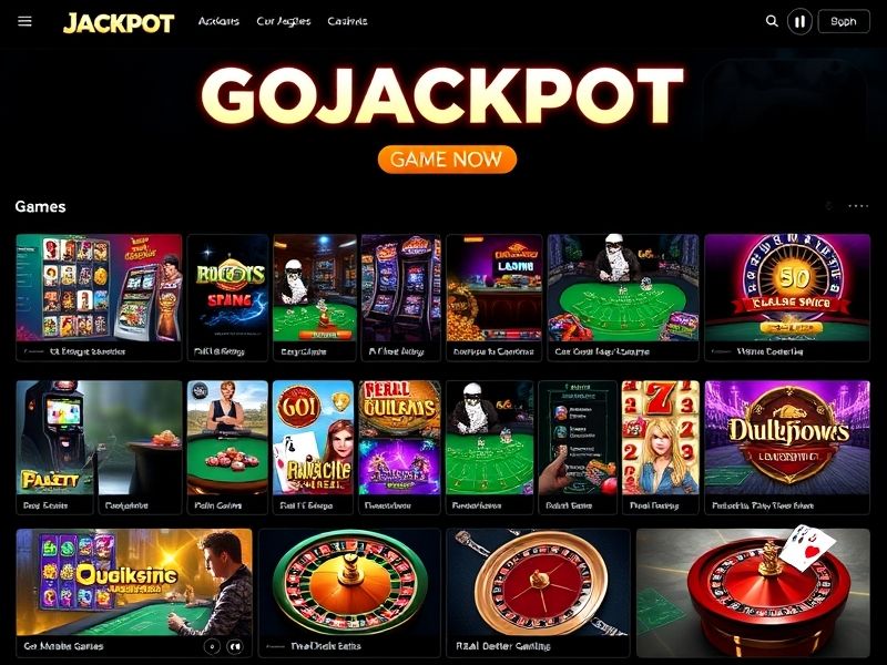 Welcome to gojackpot.com, the premier online gambling platform offering real money casino games, live betting, sports wagers, and exclusive promotions. Play slots, poker, and more at the top-rated site.